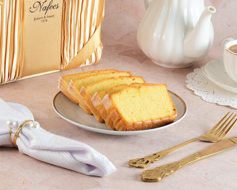 Tangy Lemon Flavour Sliced Madeira Cake