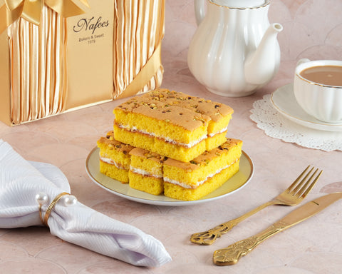 Pistachio Cake Slices
