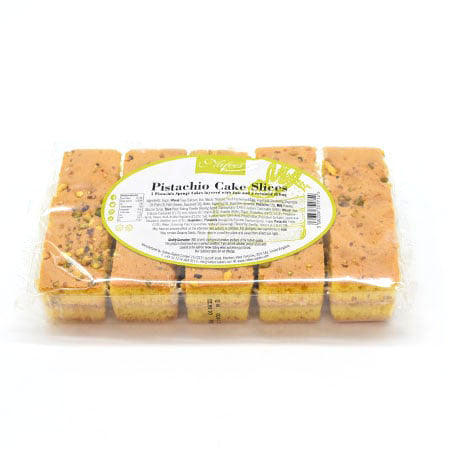 Pistachio Cake Slices