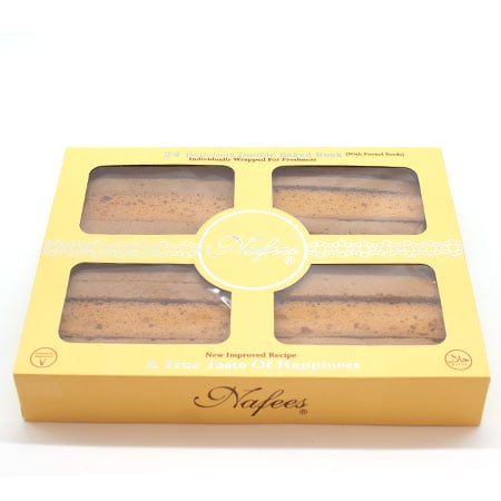 Yellow Rusk Cake Rusk Fennel Seeds (24 pcs) – Nafees Online